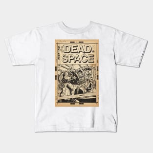 Dead Space fanart Comic cover line art Kids T-Shirt